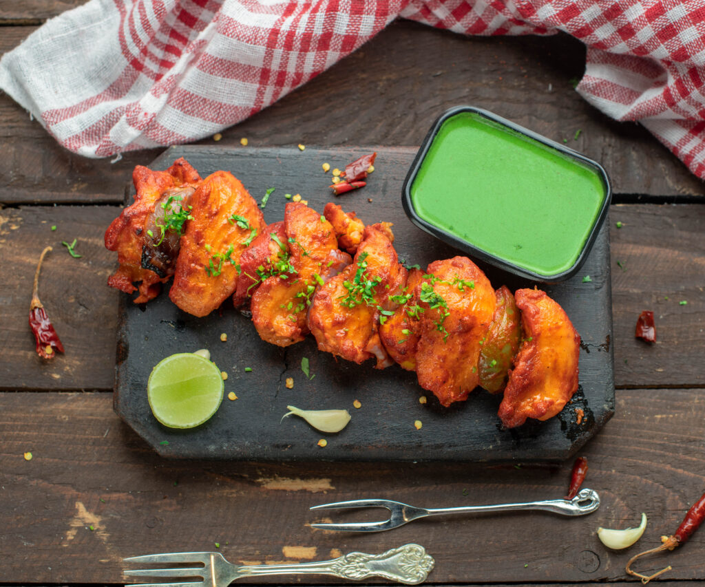 Different Fish Kebabs