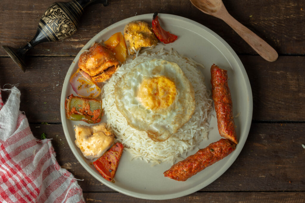 Chciken and Mutton Chelo Kebab